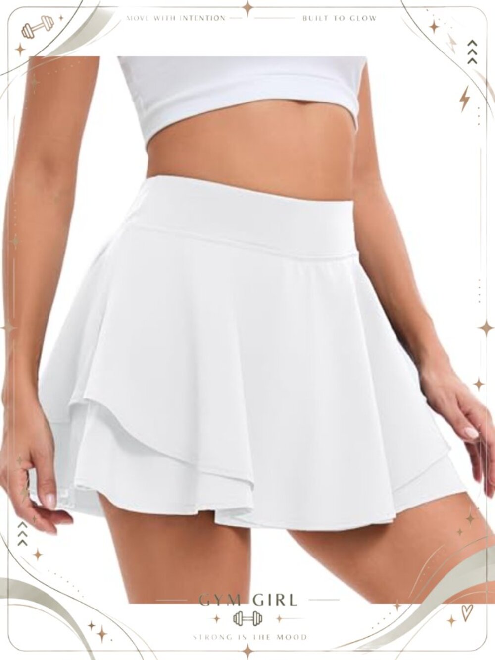 Women's High Waisted Pleated Tennis Skort Athletic Skirt with Pockets